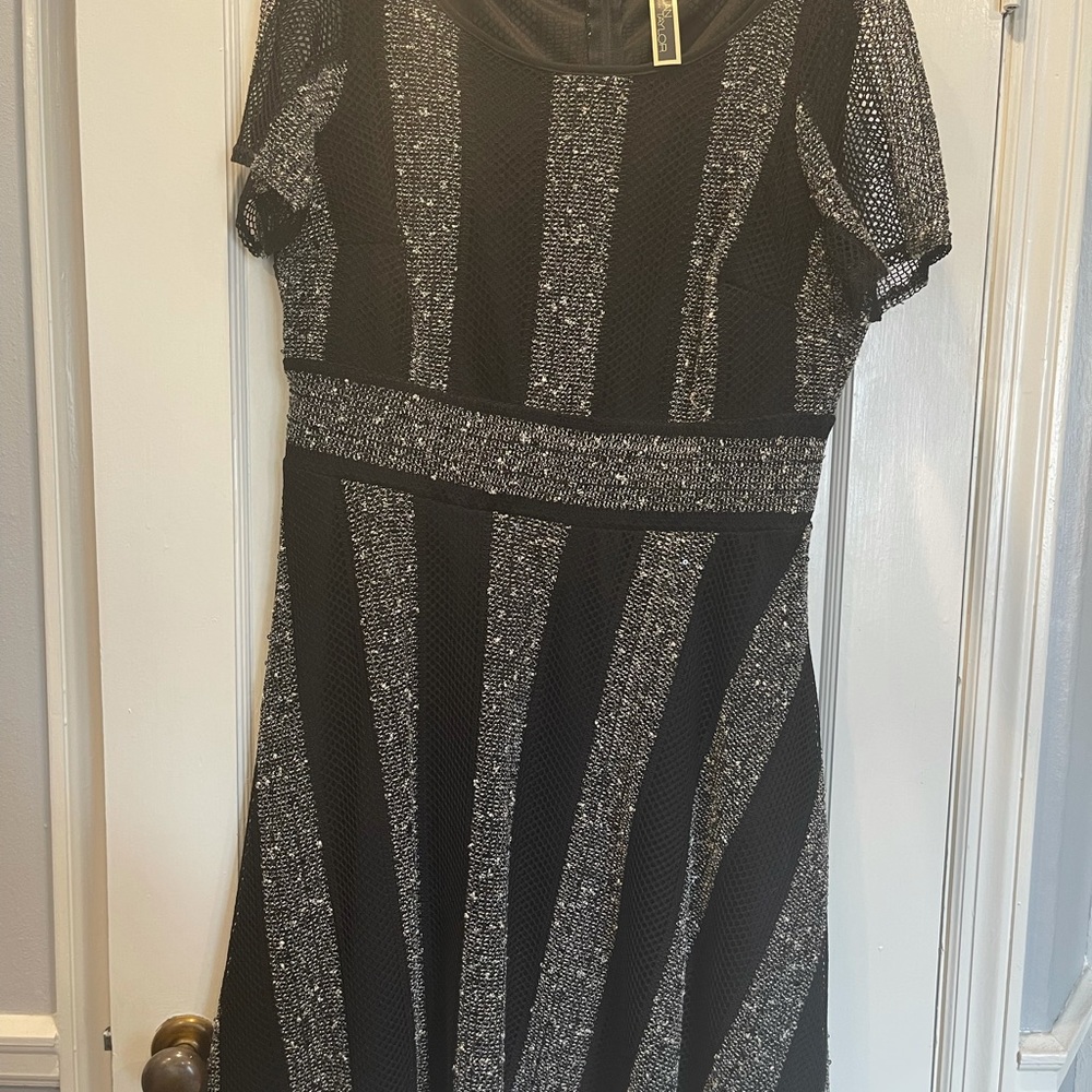 Women’s Black Dress. With Sequin detail